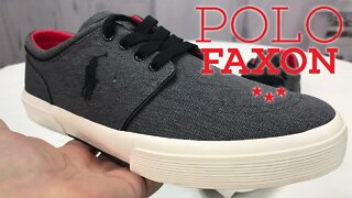 Ralph Lauren Polo Faxon Vintage Cotton Low Sneakers Unboxing