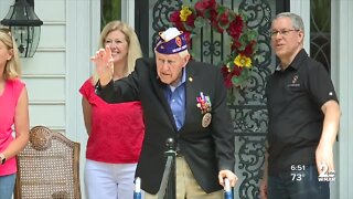 World War II veteran gets birthday surprise