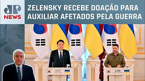 Coreia do Sul oferece US$ 150 milhões de ajuda para Ucrânia; Marcelo Favalli explica