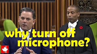 Why does new House Speaker TURN OFF THE MICROPHONE so often?