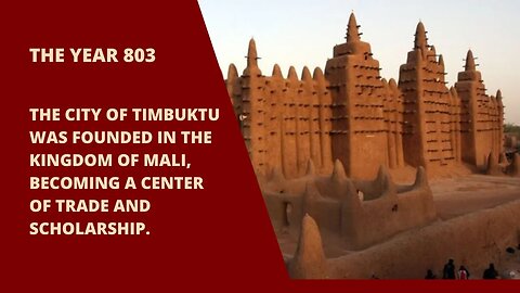 The city of Timbuktu was founded in the Kingdom of Mali #history