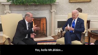 Sleepy Joe meets Mr. Merkel