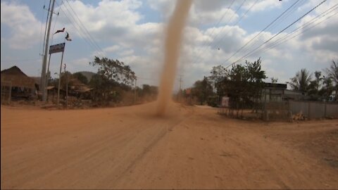 Tornado in Cambodia