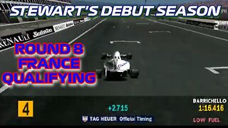 Stewart's Debut Season | Round 8: French Grand Prix Qualifying | Formula 1 '97 (PS1)