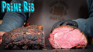 Smoked Prime Rib Pellet Grill