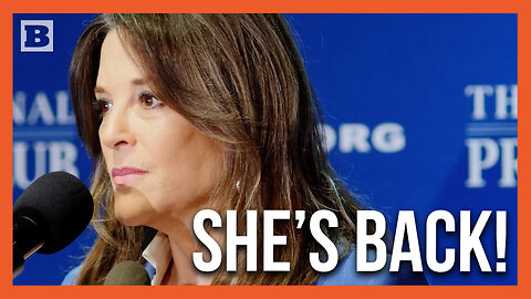 She's Back! Democrat Marianne Williamson "Unsuspends" Her Presidential Campaign