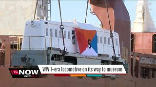 WWII-era locomotive ships from Milwaukee to the Netherlands