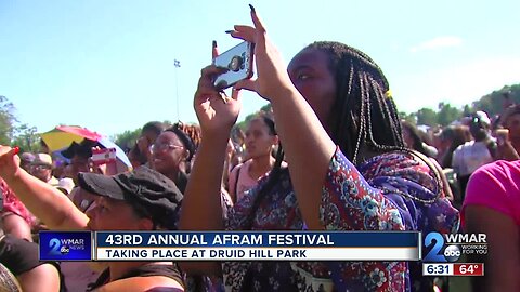 Hundreds attend 43rd annual AFRAM festival in Druid Hill Park