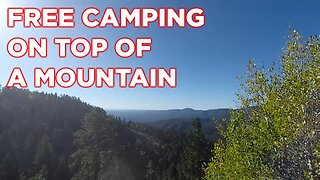 Boondocking On A Mountain Top | Ambulance Conversion Life