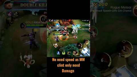 Clint only need Damage Attack as MM hero😀#razimaruyama #mobilelegend #clint #clintbuildterbaru