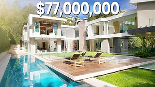 Touring a $77,000,000 Beverly Hills Mansion you can rent for the night!
