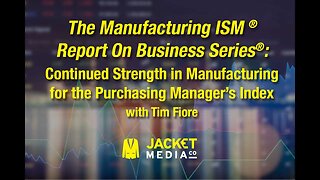 The Manufacturing ISM Report On Business