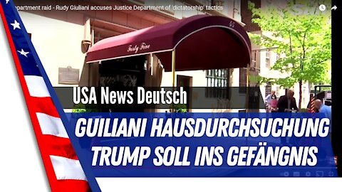 Hausdurchsuchung bei Rudy Guiliani - in Verbindung mit Donald Trump und der Ukraine Affäre.