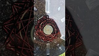 Large Vortex Coil Orgonite Charge Plate - S&A's Orgonite Creations ⚛️🕉✡️✝️☦️🔯☯️