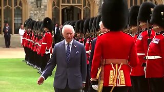 King Charles III Struggles To Get Joe Biden To Move On At Windsor Castle Arrival Ceremony