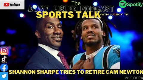 Shannon Sharpe claps at Cam Newton is it justified