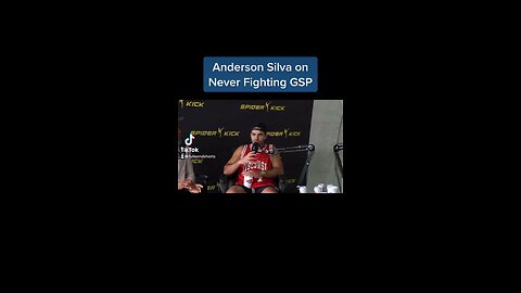 Anderson Silva on Never Fighting GSP