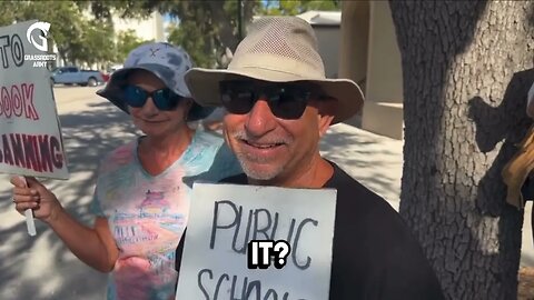Woke Liberal GAGGLE Doesn't Know Why They're Protesting And Refuses To Have Conversation