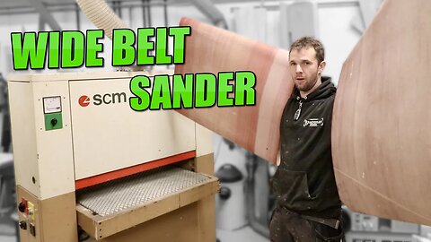 Learn all about my Wide Belt Sander- Full machine Tour And Functions