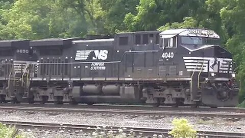Norfolk Southern Trains from Berea, Ohio August 1, 2023
