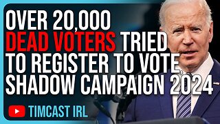 Over 20,000 DEAD VOTERS Tried To Register To Vote, Shadow Campaign 2024 Sparks FEAR