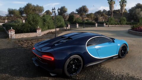 Bugatti Chiron Forza Horizon 5 Steering Wheel shifter Gameplay