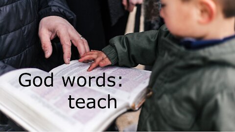 God words: teach