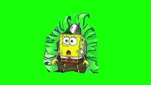 Spongebob Metal Wall Green Screen Mpgun com