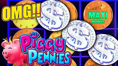 MASSIVE ALL ABOARD JACKPOT! 🚂 Dream Jackpot Bonus Playing Max Bet Piggy Pennies