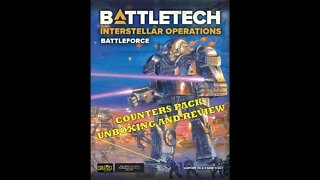Battletech Battleforce Counters Pack Unboxing and Review