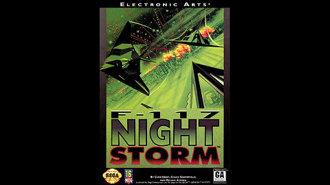 F-117 Night Storm (1993, Sega Genesis) Full Playthrough