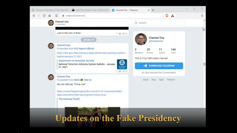 Updates on the Fake Presidency