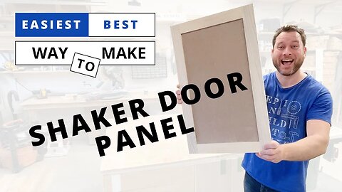 The Best Way To Make A Shaker Door Panel | Cabinet Making For Beginners