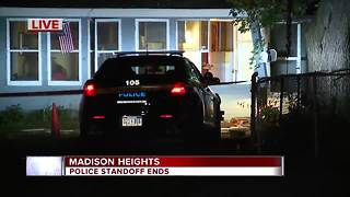 Police standoff ends in Madison Heights