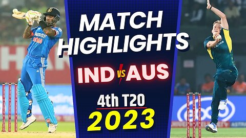 India vs Australia 4th T20 2023 Full Highlights | Ind vs Aus T20 Match #india #australia #cricket