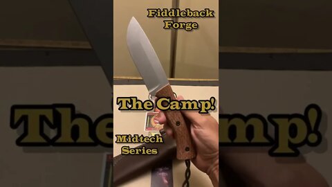 Fiddleback Forge Midtech Series “Camp” knife! #shorts #shortsvideo #shortsyoutube #knifereview