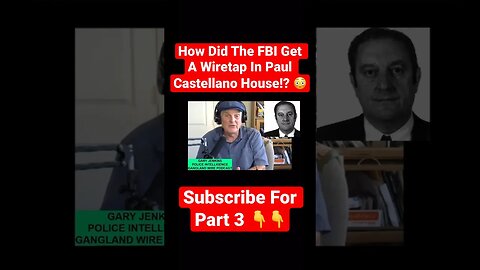 How Did The FBI Get A Wiretap In Paul Castellano House!? 😳#anthonyruggiano #johngotti #roydemeo