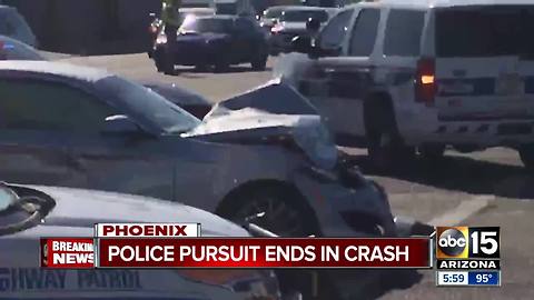 Trooper hurt in crash that may involve Scottsdale carjacking suspect