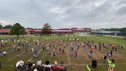 Tahlequah High School's marching band prepares for upcoming competitions