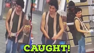 SHOPLIFTERS CAUGHT ON CAMERA.