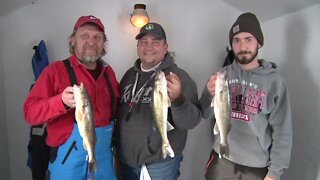 Icing Walleye at Arnesen's Resort