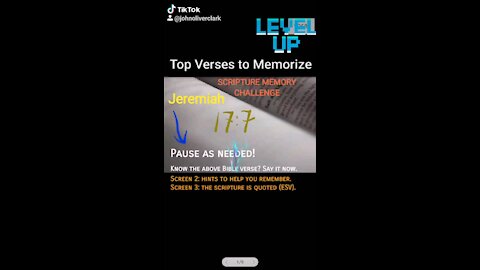 Top Verses To Memorize, Jeremiah 17:7