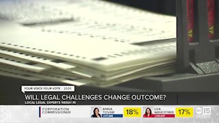 Will legal challenges change result of the election?