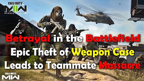 He Stole the Weapon Case Killing All Teammates Call of Duty Warzone Season 3