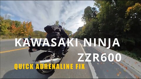 Street ride Kawasaki Ninja ZZR600 | 360 Camera | Naezur