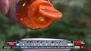 Taking a look at dietary supplements