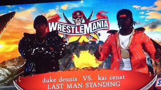 Kai cenat vs duke dennis wwe 2k22