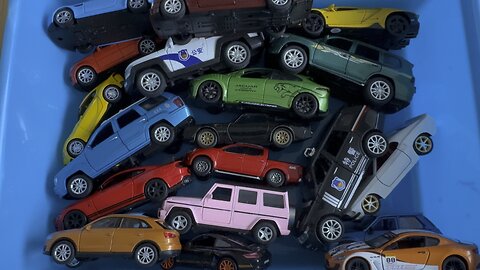 A Box Full of Cars, Roll Royce, Lamborghini, Ferrari, Porsche, Suzuki, Mclaren Bugatti, Mercedes MPL