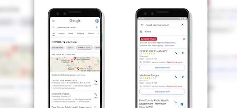 Google Maps helps you find COVID vaccines easier