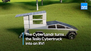 Convert your Cybertruck to an RV with this!
